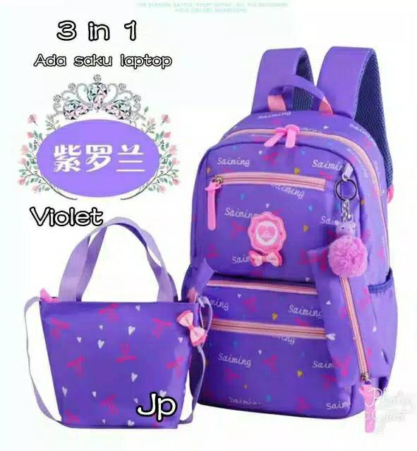 TAS RANSEL SWIMING PITA JEPANG TAS WANITA 3IN1