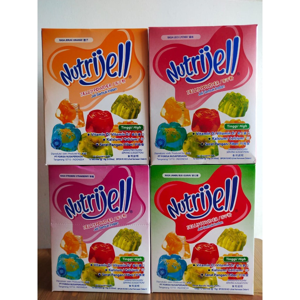 

Nutrijell Rasa Buah 15g