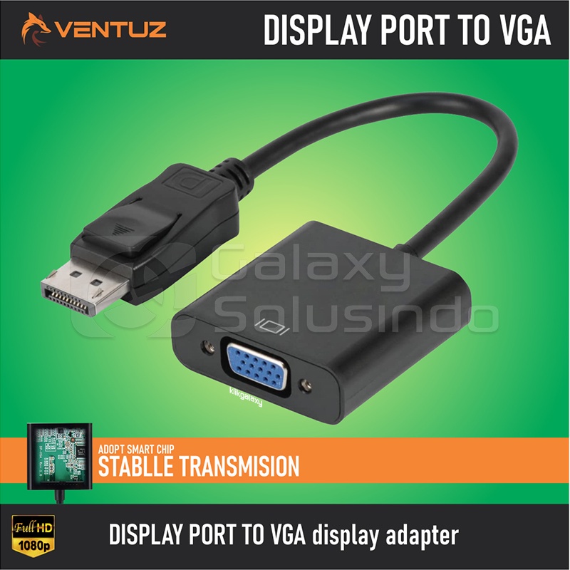 VENTUZ Display Port (DP) to VGA Converter