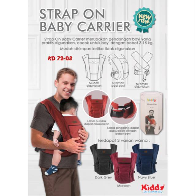 KIDDY GENDONGAN DEPAN 7203 / KIDDY STRAP ON 72-03 /GENDONGAN DEPAN KIDDY. SY2304 s1