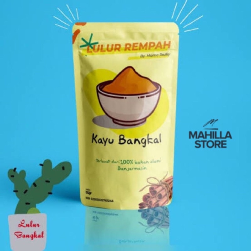 Lulur Rempah Kayu Bangkal asli by Mama Rezky Lulur Kayu Bangkal Original Lulur Pemutih Murah Lulur B