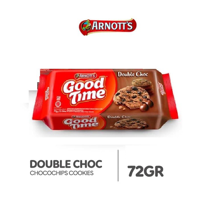 

Good Time Double Choc 72 gr - Biskuit Goodtime Cookies 72 gr