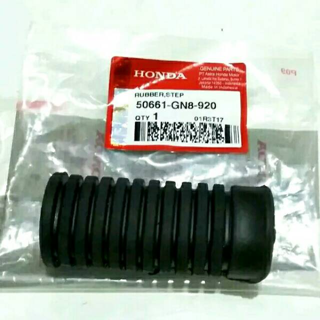 Karet Foot Step Bar Step Pijakan Kaki Depan Grand Legenda Karisma Supra X 125 Revo Lama Original AHM