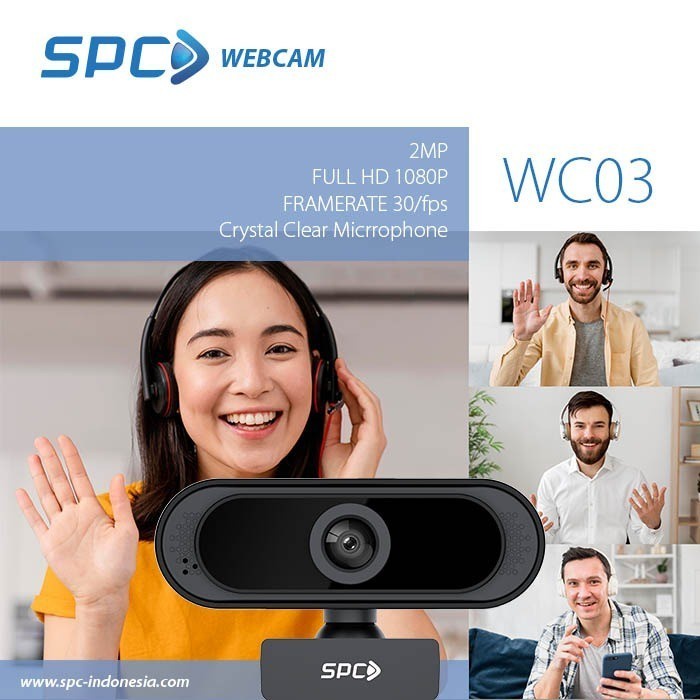 Webcam SPC WC03 - 1080HD / 2MP Full HD - Web Cam SPC WC 03