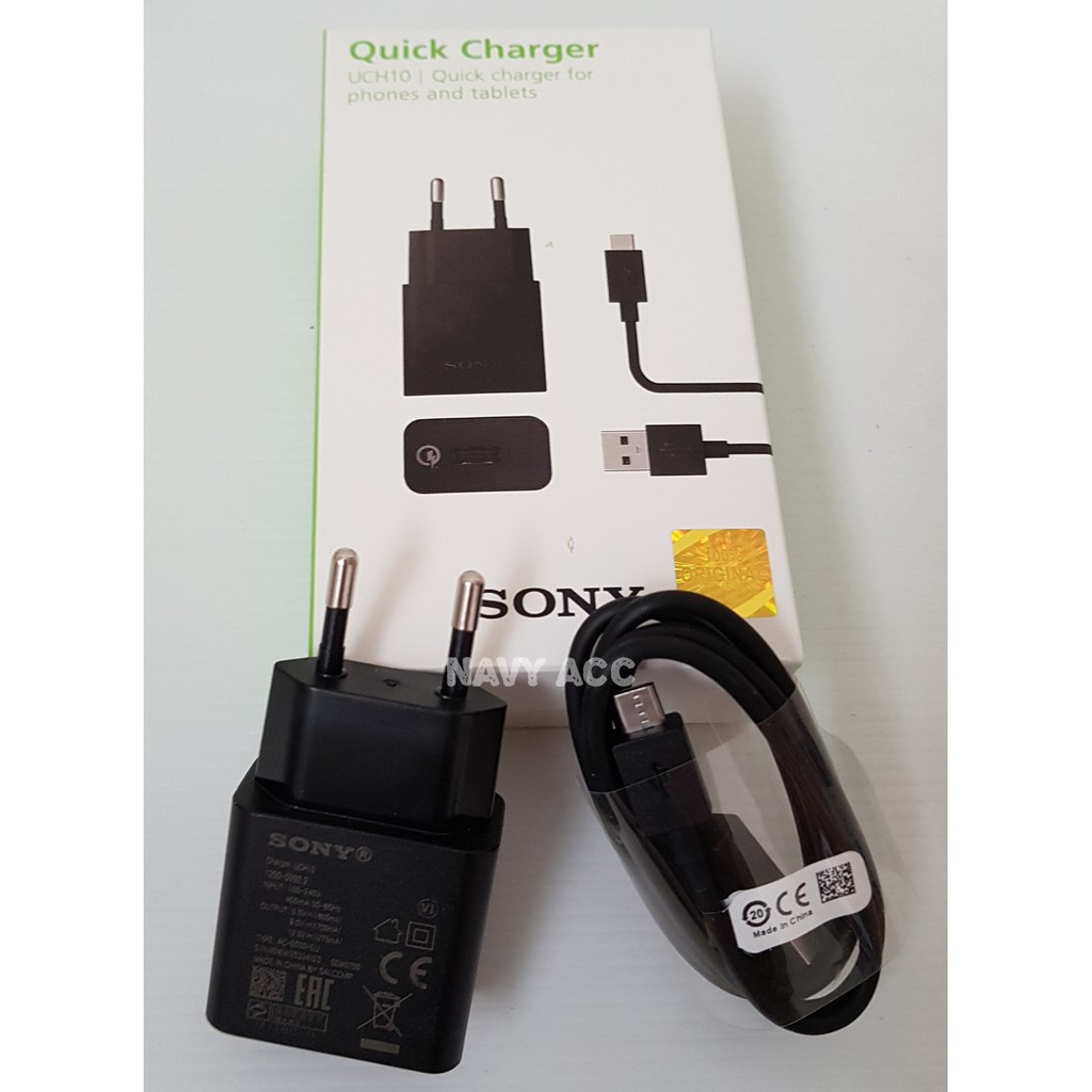 Charger Sony Xperia Fast Charging Original - Sony UCH10 Quick Charge