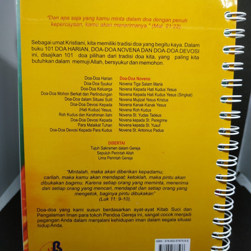 Buku Original 101 Doa Harian Doa Doa Novena Dan Devosi Buku Doa Katolik Shopee Indonesia