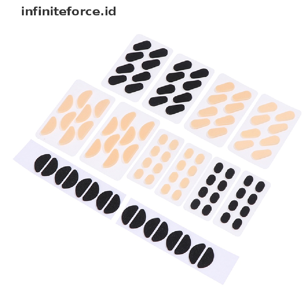 Infiniteforce.id 8 Pasang Bantalan Hidung Anti Slip Bahan Busa Lembut Untuk Kacamata