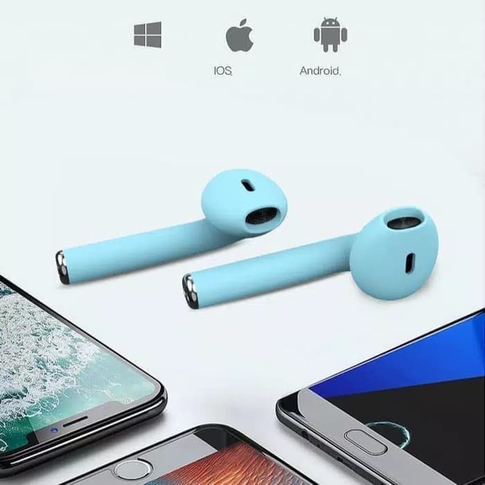 Headset Bluetooth i12 MACARON TWS / i12s Wireless v5