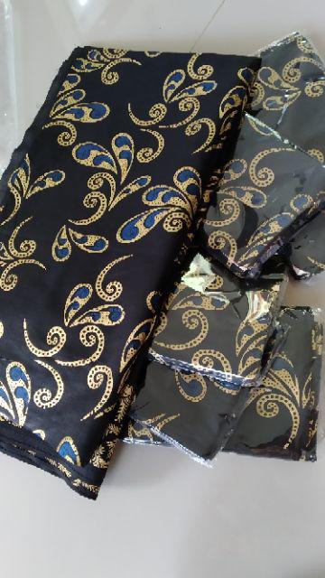 Batik Sogan Pekalongan Halus Mix Brokat Renda Rangrang Ori