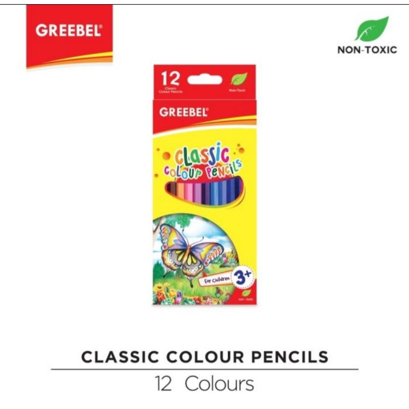 

GREEBEL 7012 CLASSIC COLOUR PENSIL 12 WARNA