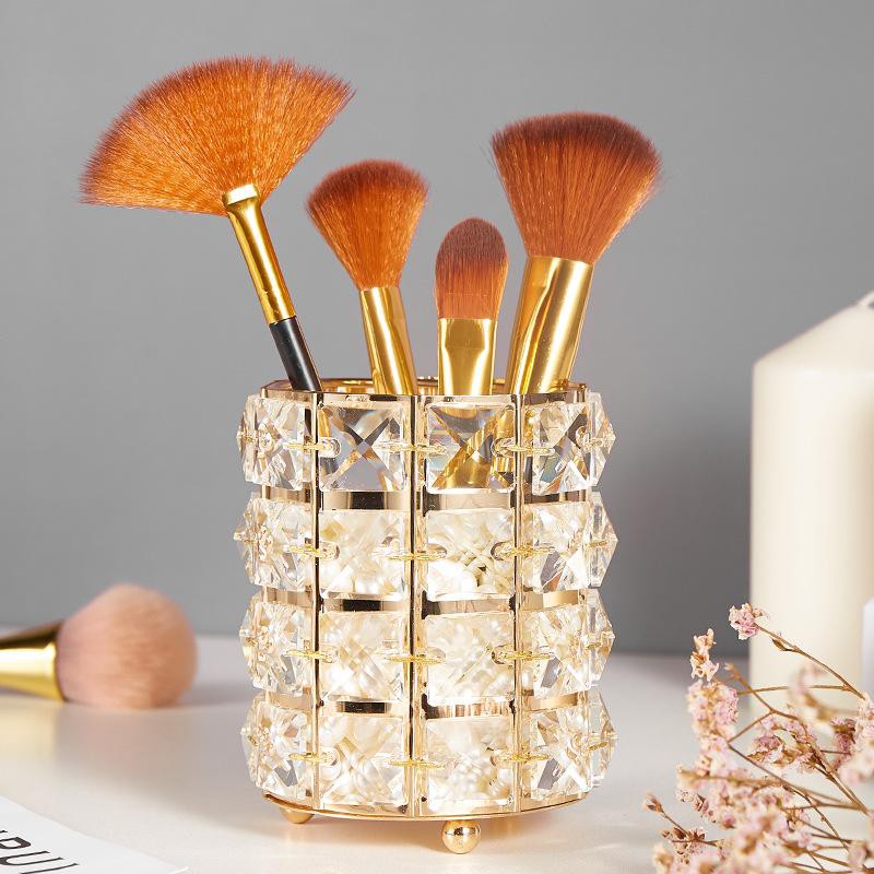 SS-GC504 Brush Storage Tube Crystal Tempat Brush Makeup Tempat Kuas Brush Organizer Brush Holder