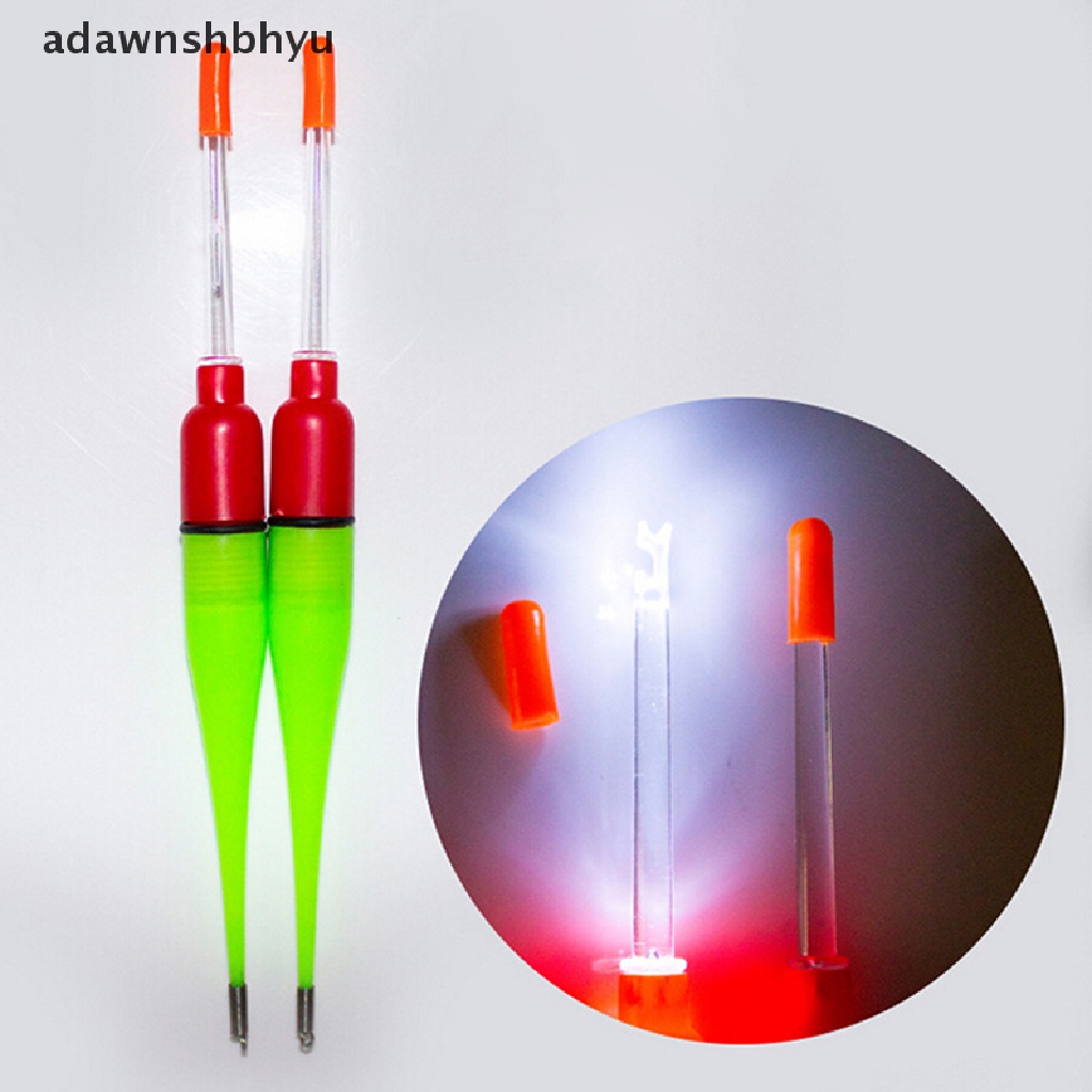 Adawnshbhyu 1XFishing Luminous Float Baterai Dioperasikan Pelampung LED Untuk Memancing Malam Air Gelap