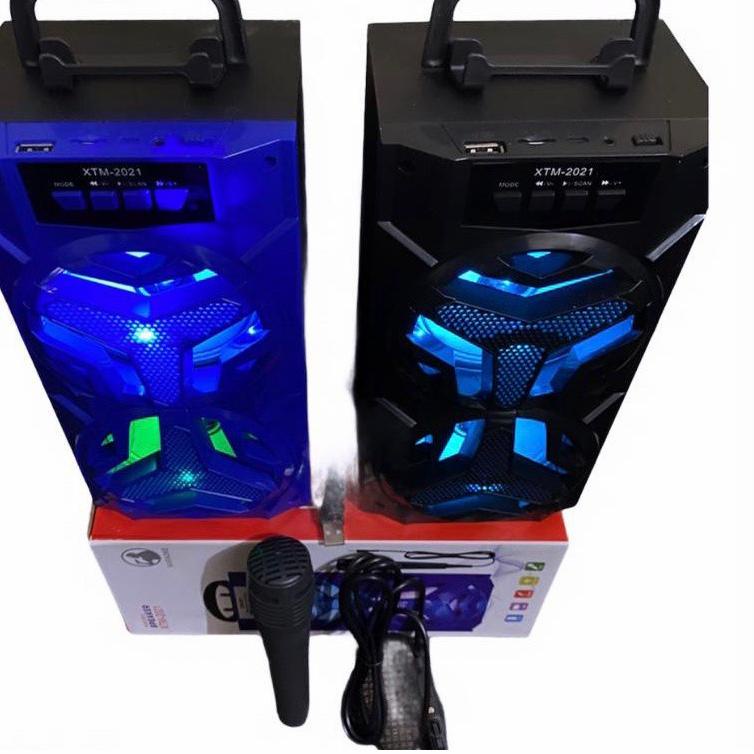 Obral Meriah COD SPEAKER BLUETOOTH XTM-2021 PLUS MIC KARAOKE//SPEAKER SALON AKTIF XTM