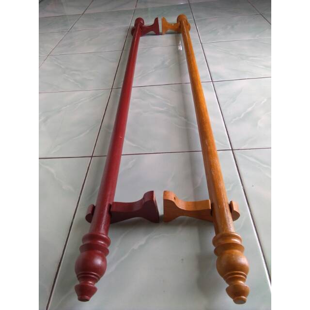 Rel / Tongkat Gorden Kayu Panjang 2 Meter