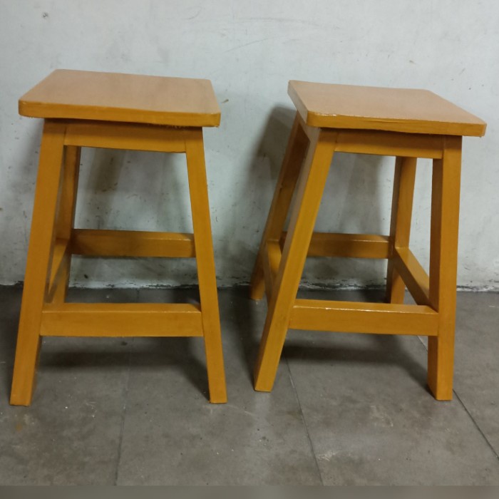 Kursi Kayu - Kursi Kayu Uk 50 Cm Tinggi