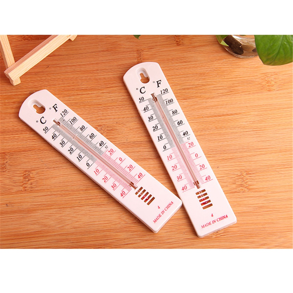 1pc Termometer Higrometer Pengukur Suhu Kelembaban Model Tempel Dinding