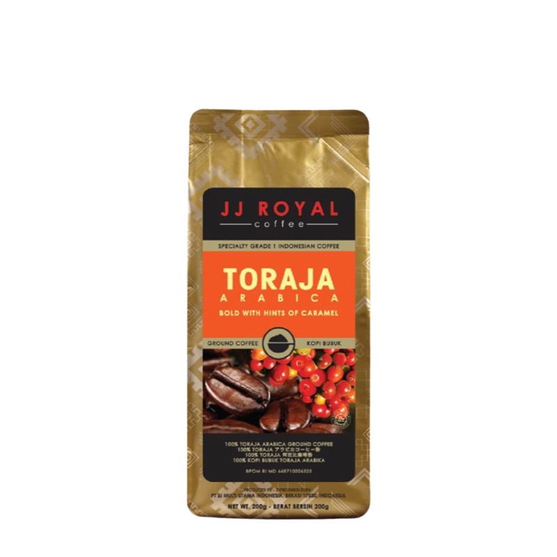 

JJ Royal Coffee Toraja Arabica Kopi Ground 200 gr