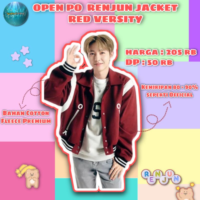 RENJUN JACKET RED VERSITY ( DP )