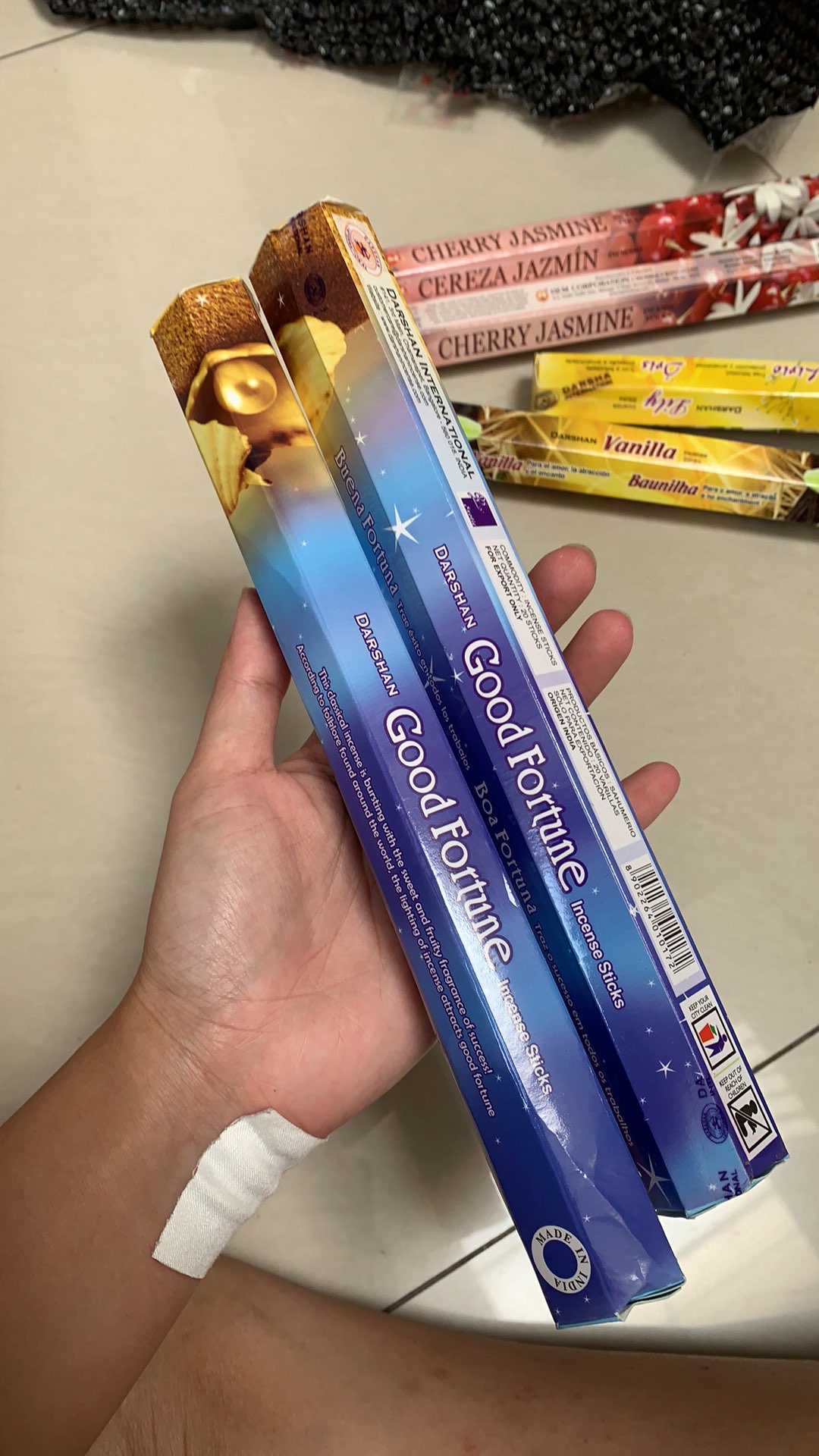 Dupa Hio Good Fortune Hexa Handmade Isi 20 Batang By Darshan India