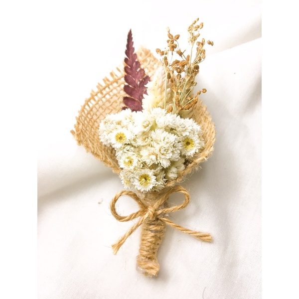 mini bucket edelweis | bucket mini | bucket flowers | bucket rustic