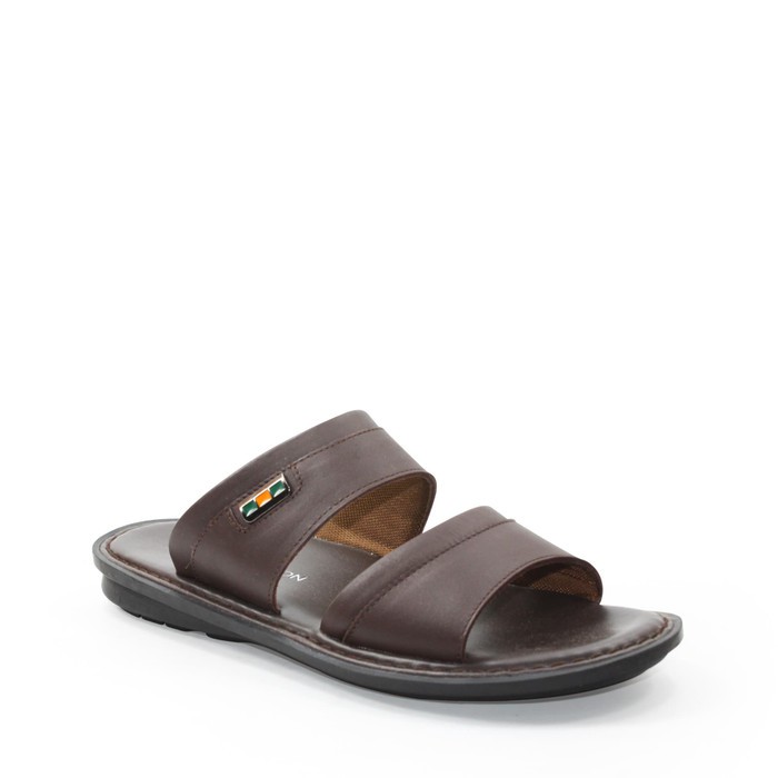 Sandal Kulit Pria OBSESSION Reggis 202 brown