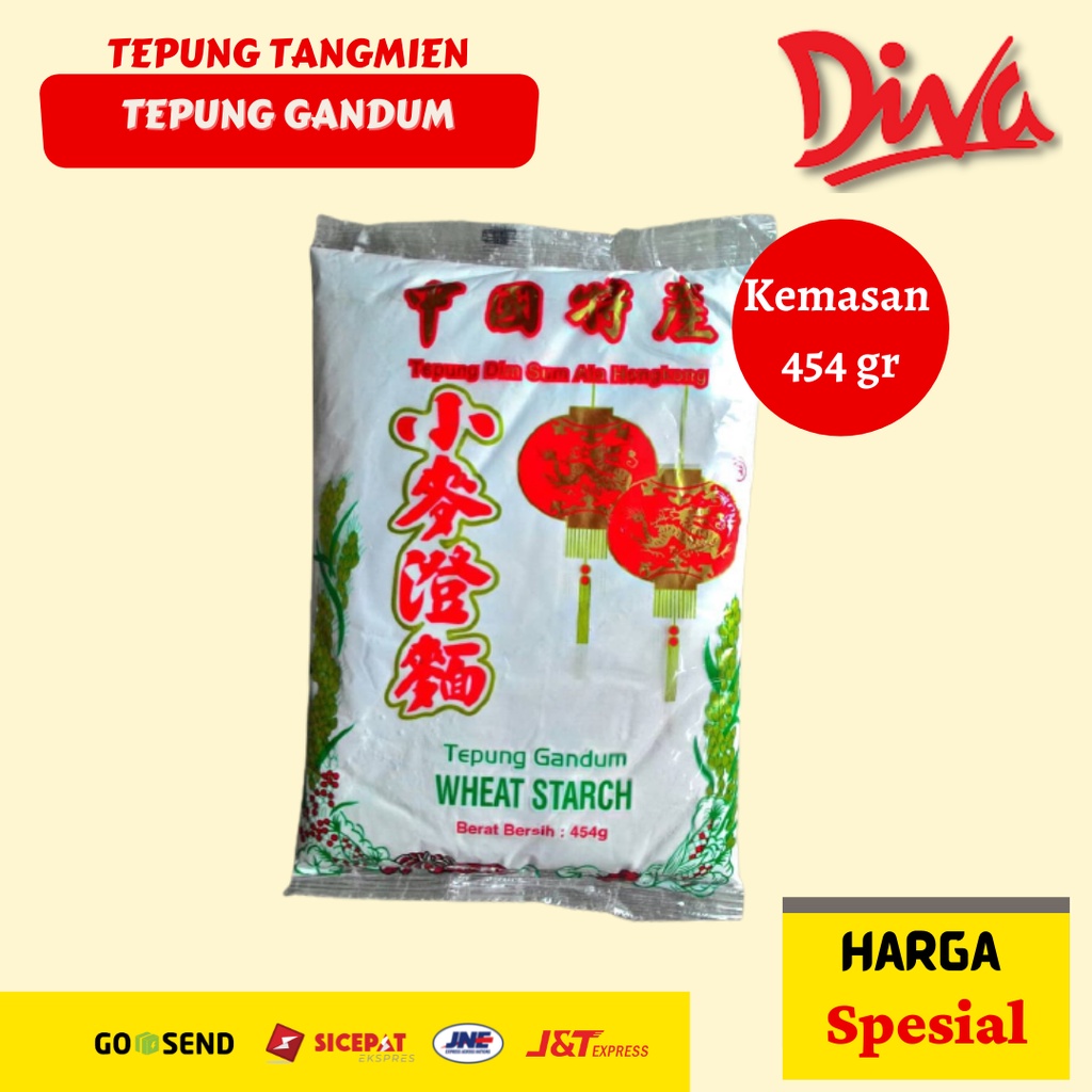 

[454gr] Tepung Tangmien - Wheat Starch - Tepung Gandum