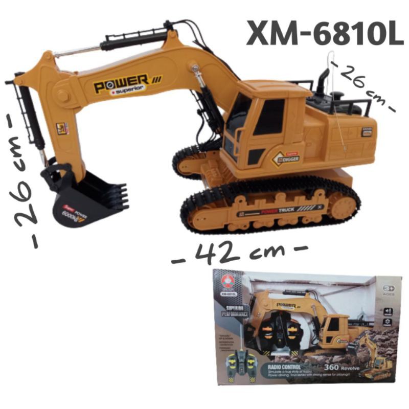 MAINAN ANAK MOBIL RC GARUK XM-6810L BATERAI