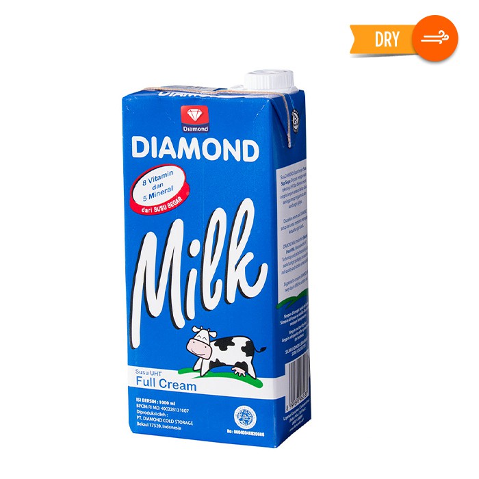 Diamond Milk Uht Full Cream 1liter | Shopee Indonesia