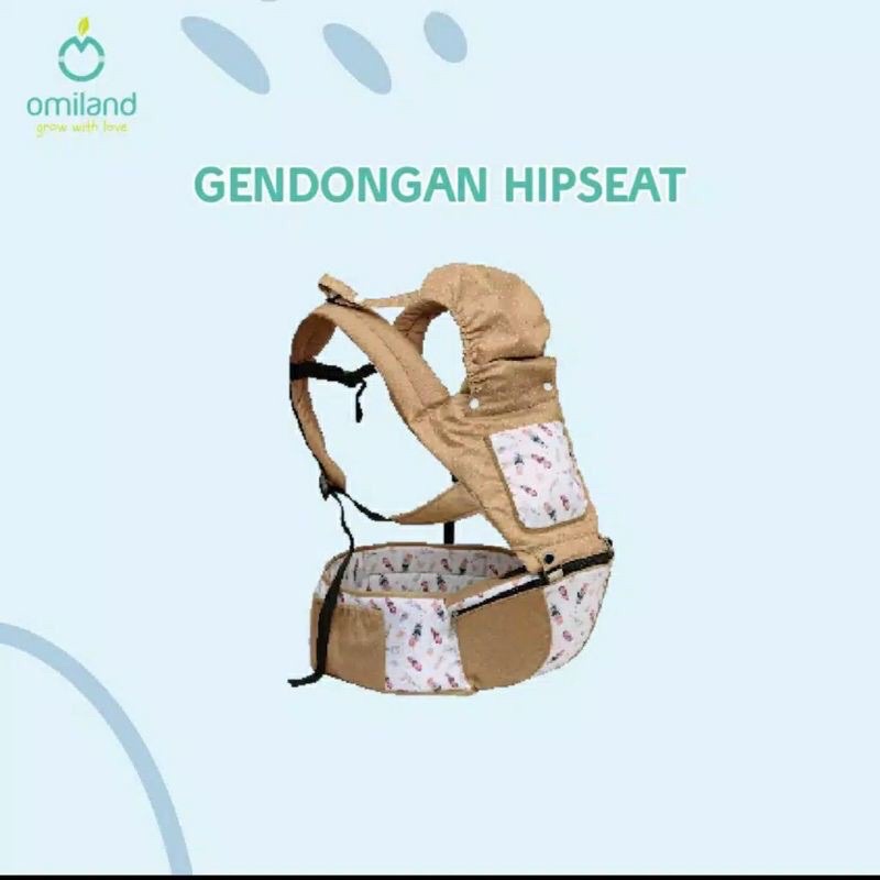 Omiland Gendongan Bayi Model Hipseat Bisa 6 Posisi Feather Series - OBG 6611