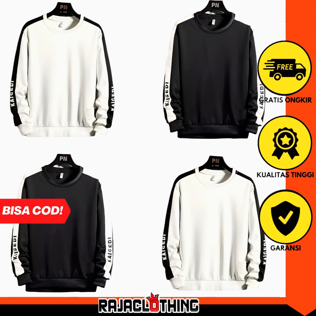 RCL - Jaket Sweater Pria Kaigedi Jumper Oblong Fleece