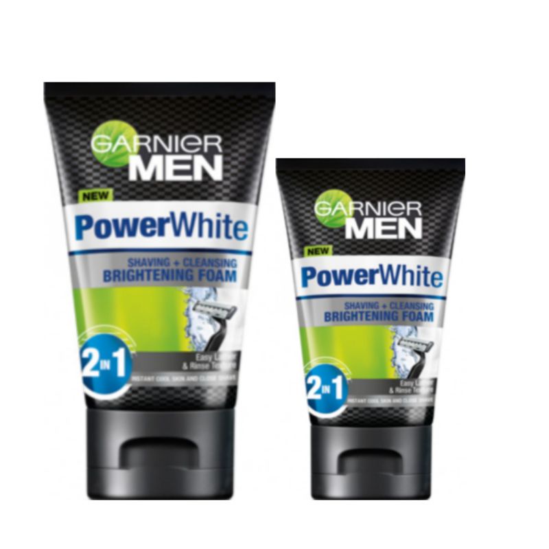 GARNIER MEN Power White Brightening Foam