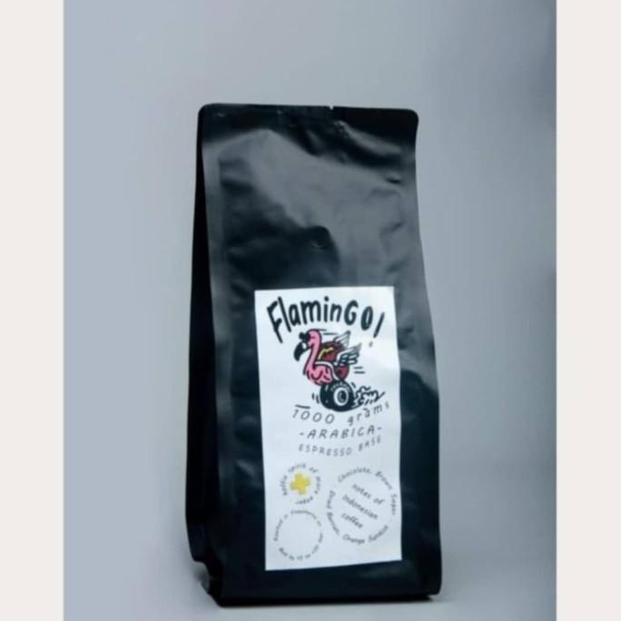 

[ COD ] Flamingo Roasted Biji Kopi, full arabica espresso blend 250gr TERBARU Kode 391