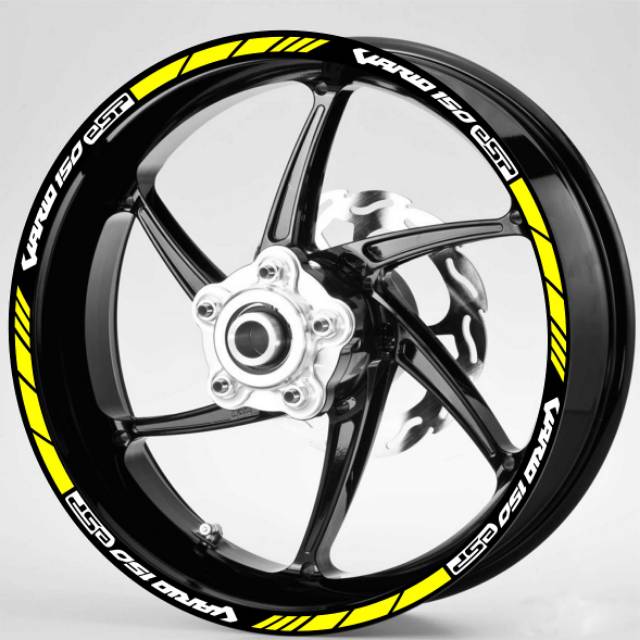 Stiker velg motor vario 150 ESp Vario 150 utk ukuran velg 14 inch.