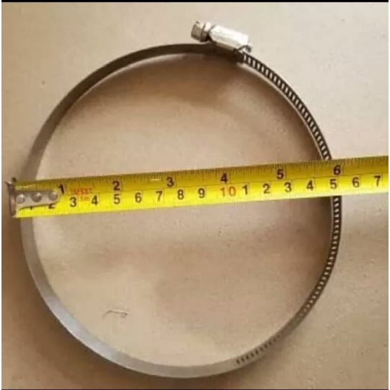 Klem 6 inch / klem flexible pembuangan cooker hodd 6 inch