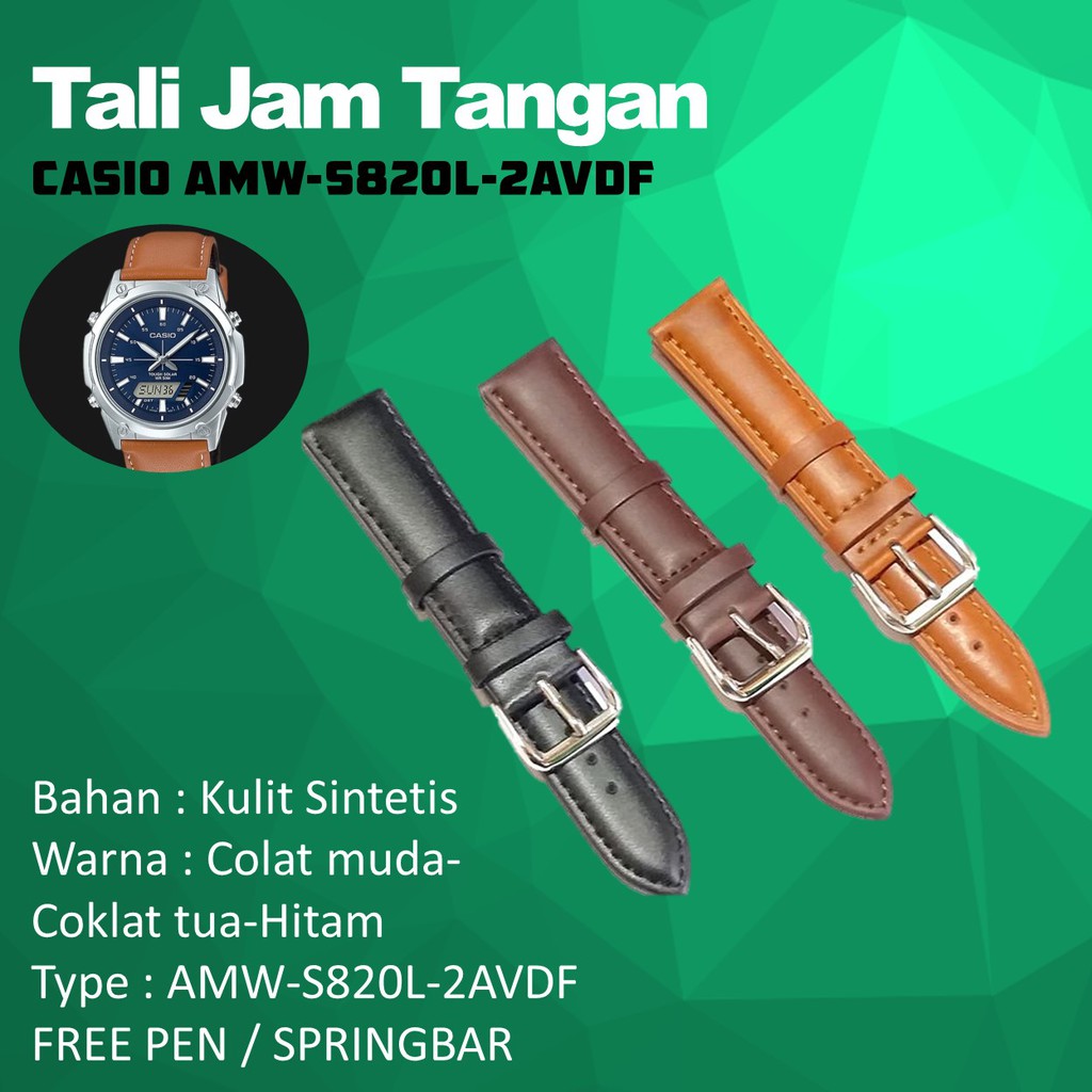 Strap Tali Jam Tangan Casio AMW-S820L-2AVDF