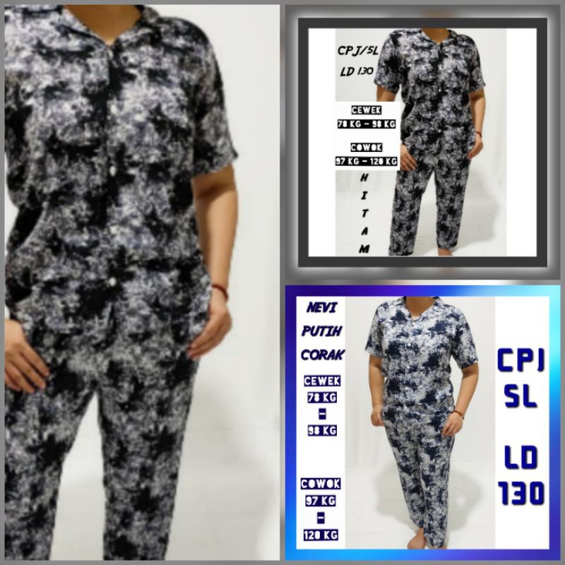 ONE SET RAYON VISCOSE DAILY SET SETELAN PAJAMAS