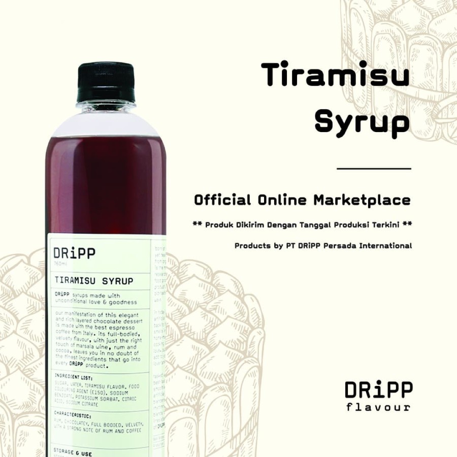 

DRiPP Tiramisu Syrup 760ml