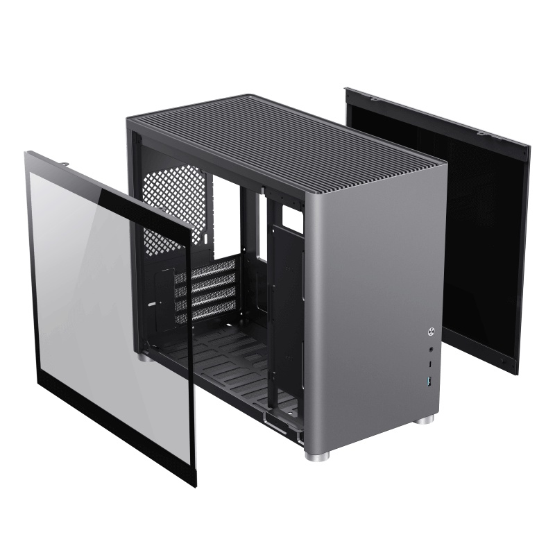 GameMax Spark Grey Micro ATX Casing PC