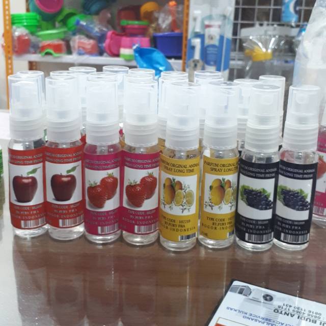 Parfum anjing kucing 25ml dijamin wangi, tahan lama dan tidak lengkep