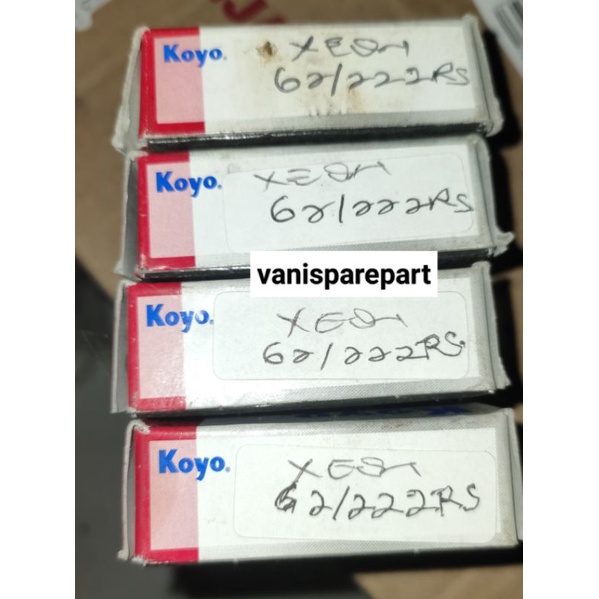 BEARING KELAKER 6222 KOYO BEARING RODA BELAKANG XEON