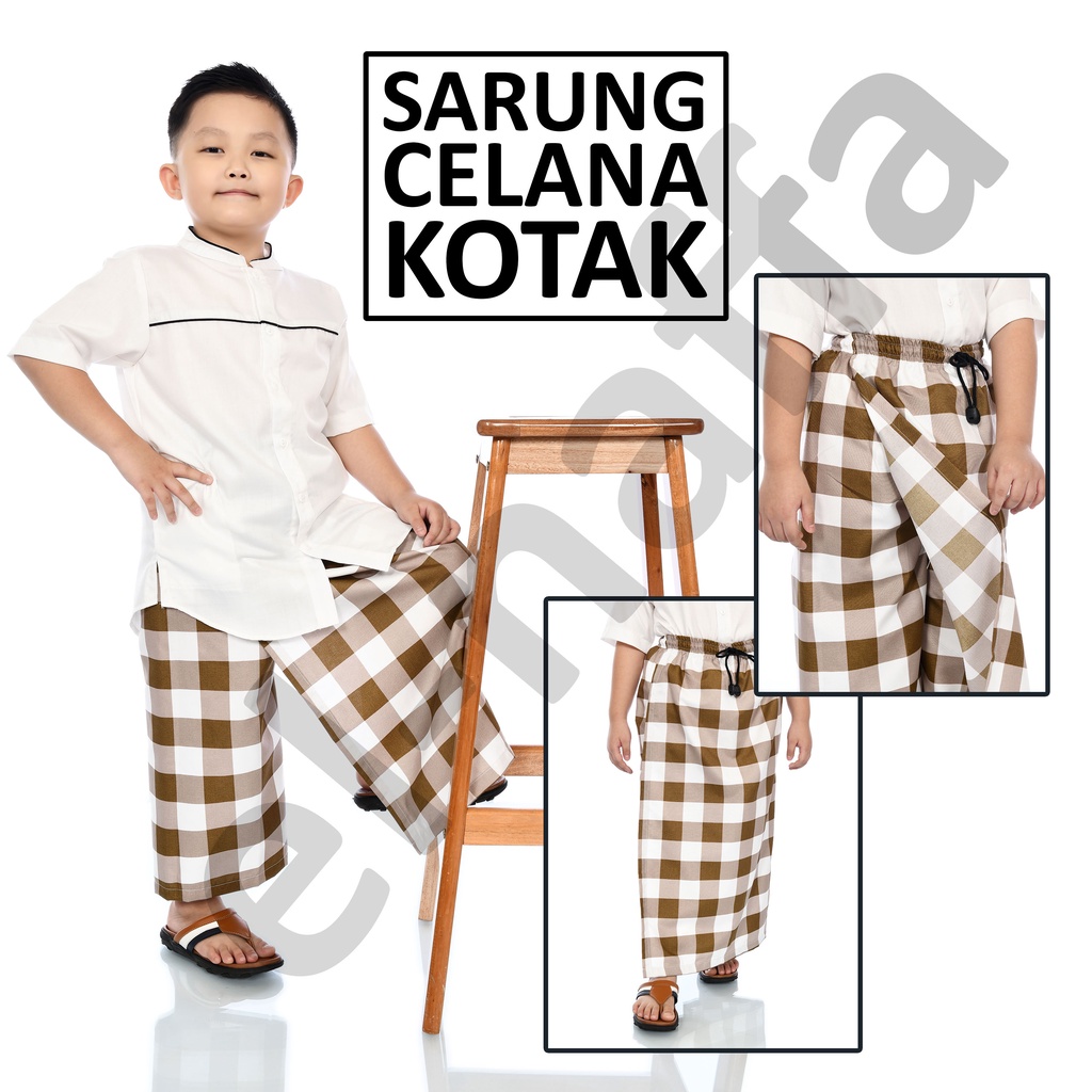 EL-NAFFA Sarung Celana Anak.Sarung Instan Anak Usia 4-11th (BISA COD) SCKo