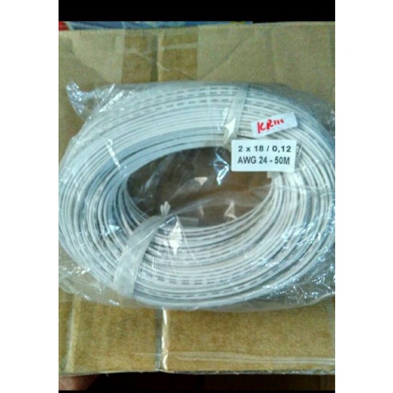 kabel awg24 1rol panjang 50meter serabut tembaga