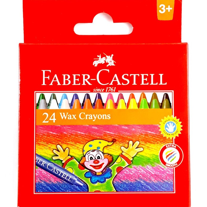 

Faber-castell Wax Crayon 24w