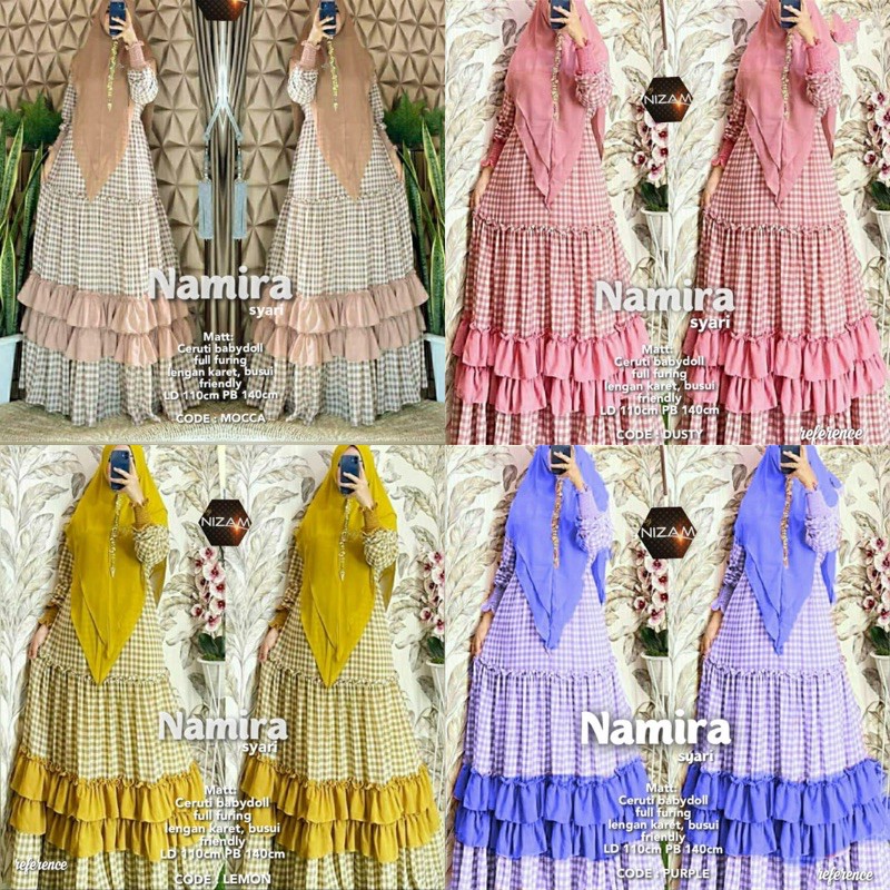 GAMIS CERUTY BABYDOLL NAMIRA SYARI BY NIZAM