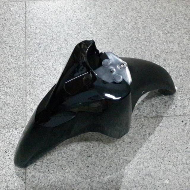 Spakbor Depan Shogun 125 New Robot SP NR Hitam