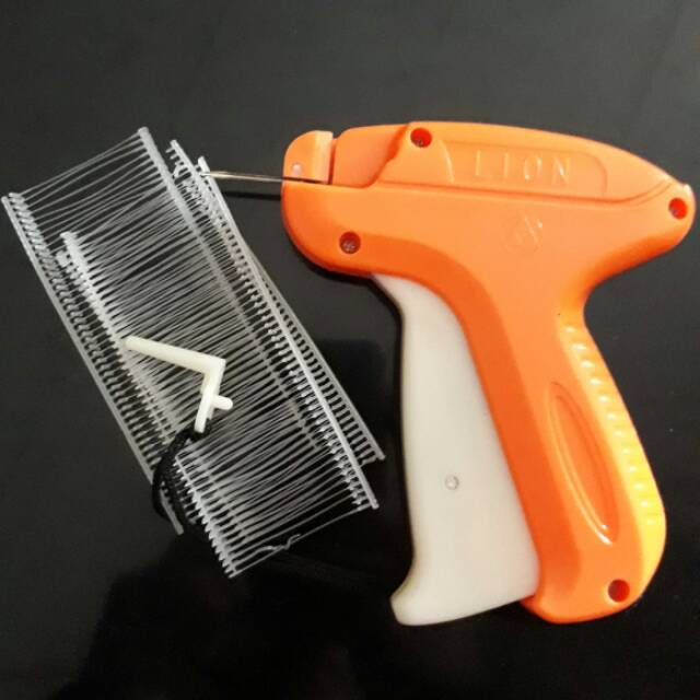 

TAG GUN LION + LOOP PIN 5000 pemasang label baju/jilbab dll