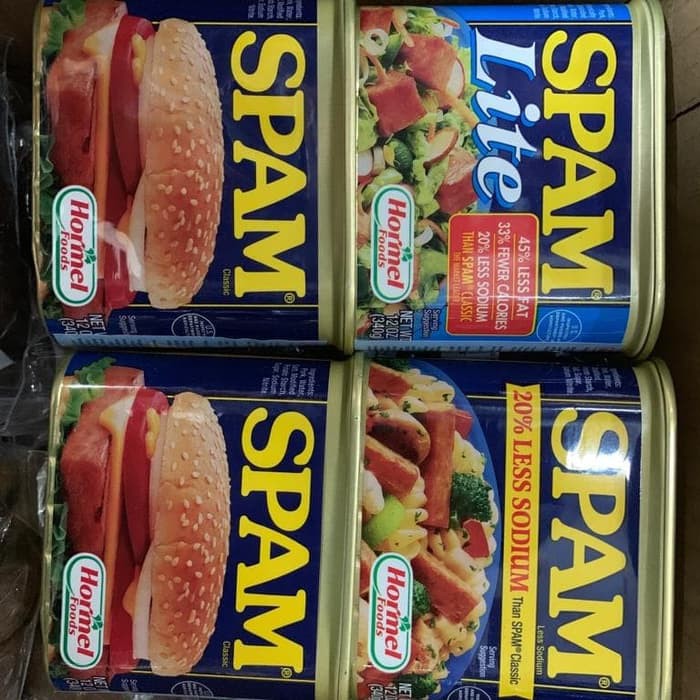 SPAM hormel luncheon meat