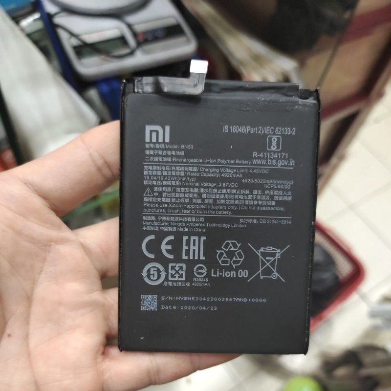XIAOMI MI NOTE 3 / BM3A / BM 3A , XIAOMI REDMI NOTE 9 PRO / BN53 , XIAOMI REDMI 8 / REDMI 8A / BN51 , XIAOMI REDMI GO / BN3A BATERAI BATTERY BATT BATTLE BATRE