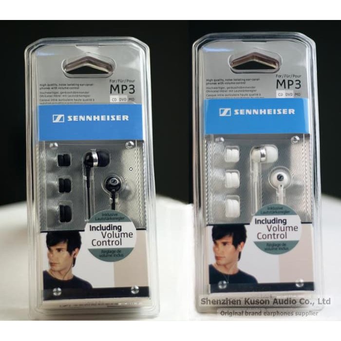 Sennheiser CX 500 In-Ear Headphone - Hitam, Putih, Titanium