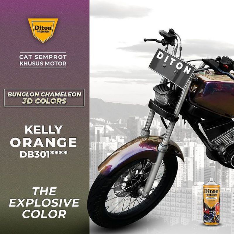 Pilok Bunglon DB301 Pkt 4Klg Diton Premium Cat Semprot Sepeda Motor Mobil Velg